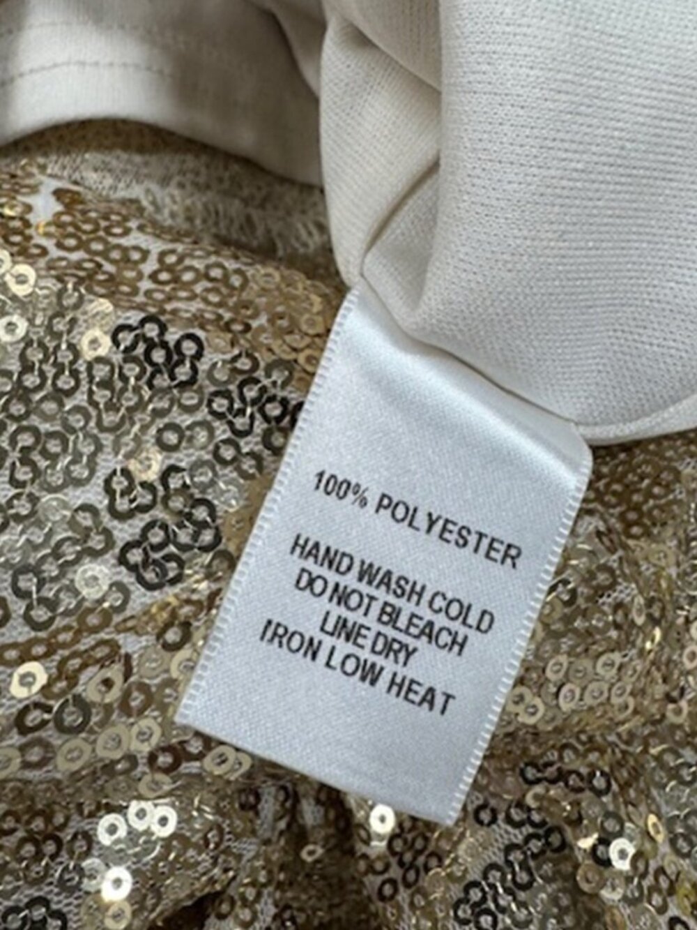 NWT Lulus Feel the Light Gold Sequin Bodycon Dress (size S) - Picture 8 of 9